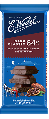 Dark chocolate 64% cocoa content 90 g